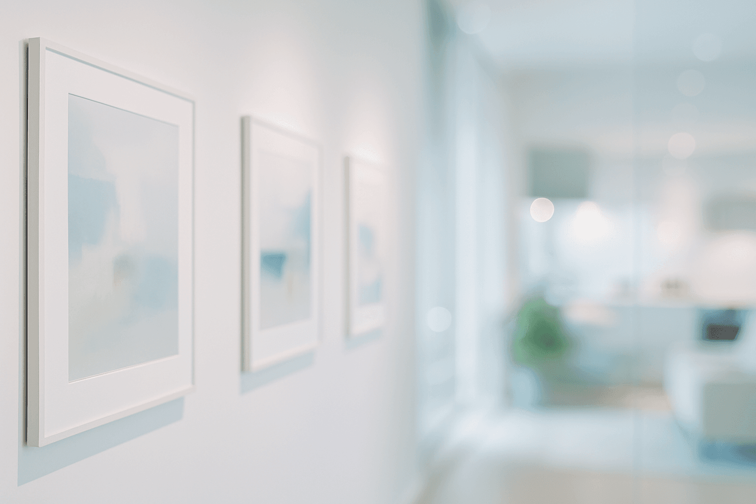 Art gallery background