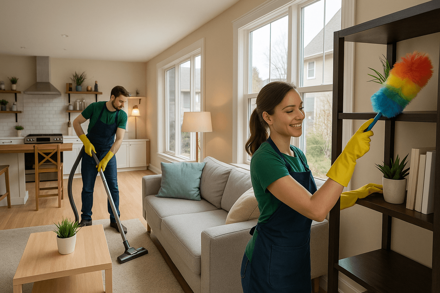 Residential Cleaning Background